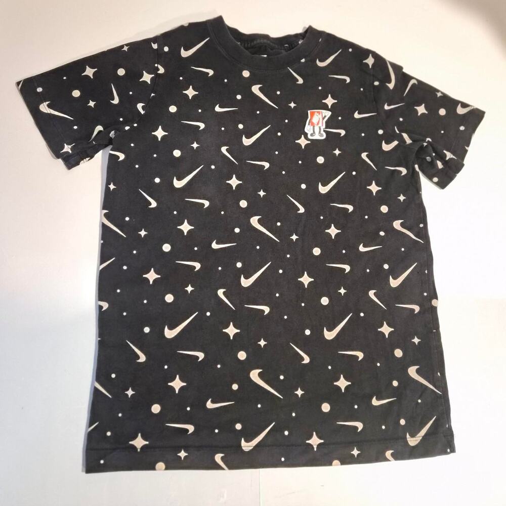 Nike Sportswear "Shoe Box Man" Galaxy All-Over Print Tee sneakerhead